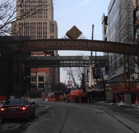 Playhouse Square Sign