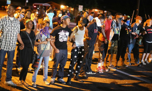 <> on August 13, 2014 in Ferguson, Missouri.