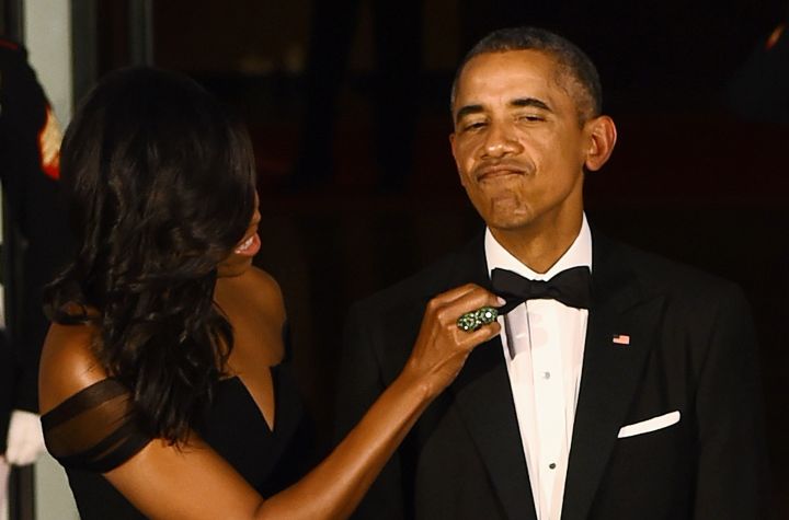The Obamas Prep for a State Dinner in Washington (2015)