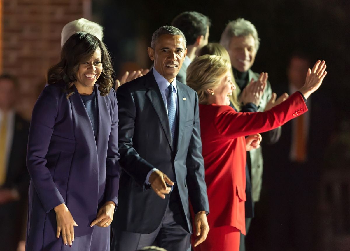 Hillary Clinton Holds Get Out The Vote Rally With Bruce Springsteen and Jon Bon Jovi