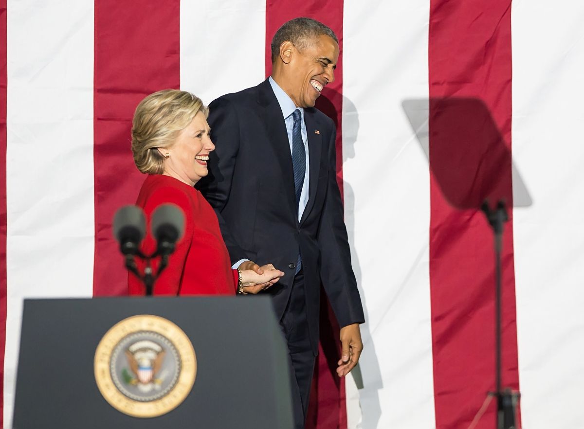 Hillary Clinton Holds Get Out The Vote Rally With Bruce Springsteen and Jon Bon Jovi