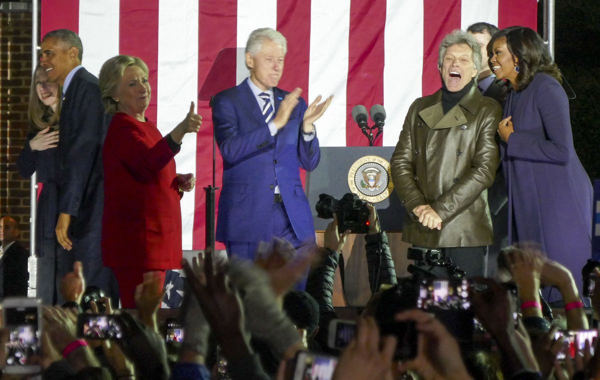 Hillary Clinton's rally in Philadelphia
