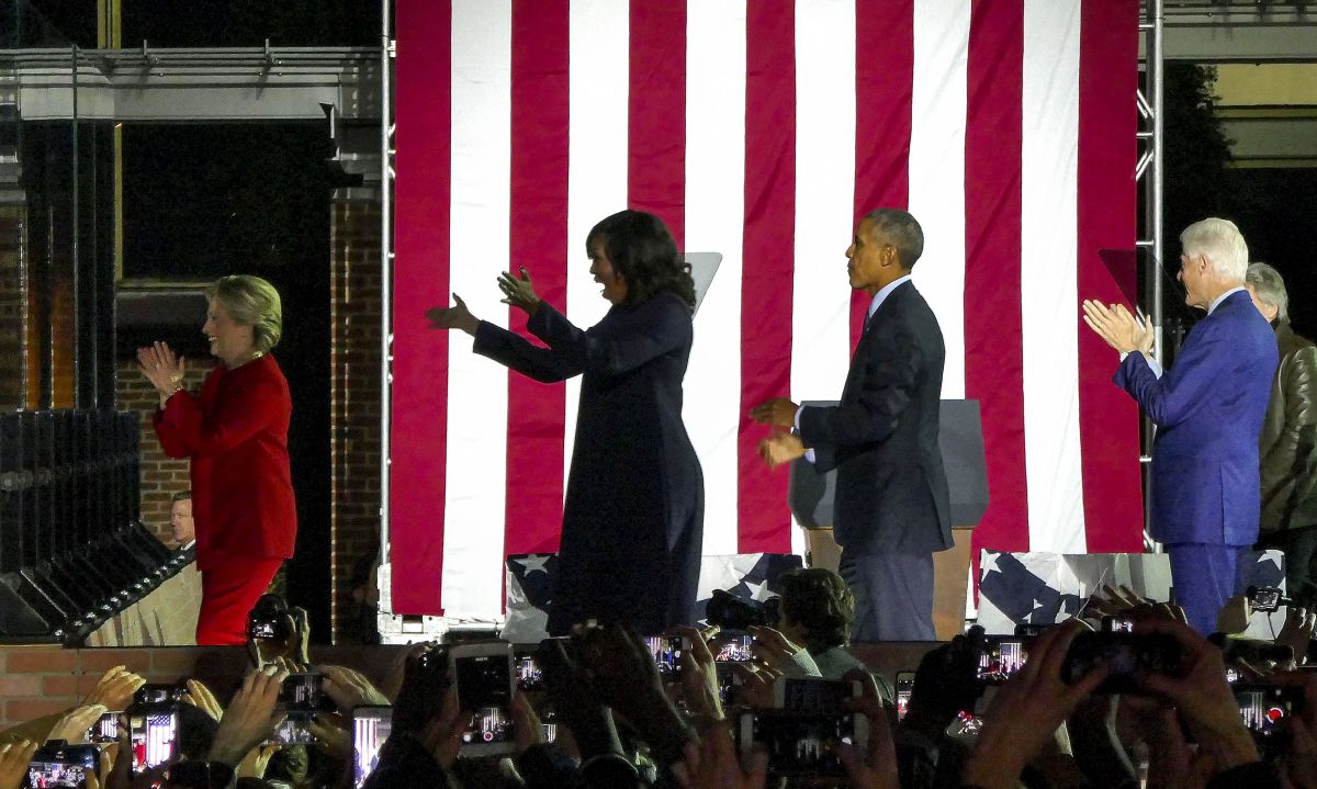 Hillary Clinton's rally in Philadelphia
