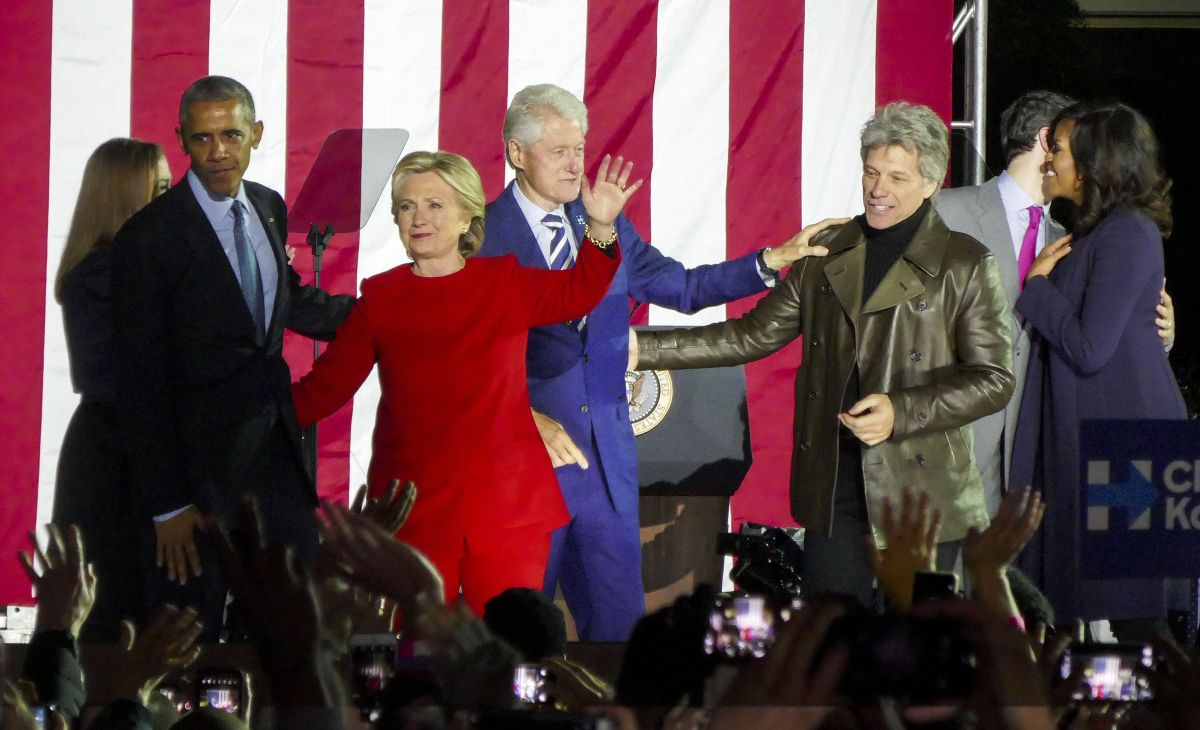 Hillary Clinton's rally in Philadelphia
