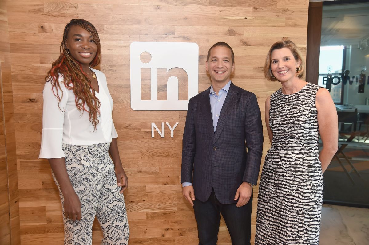 Venus Williams And Sallie Krawcheck Sit Down With LinkedIn Executive Editor Dan Roth
