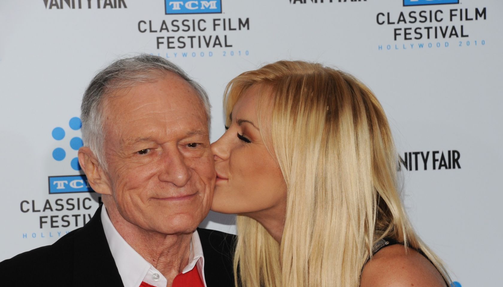Hugh Hefner and Crystal Harris