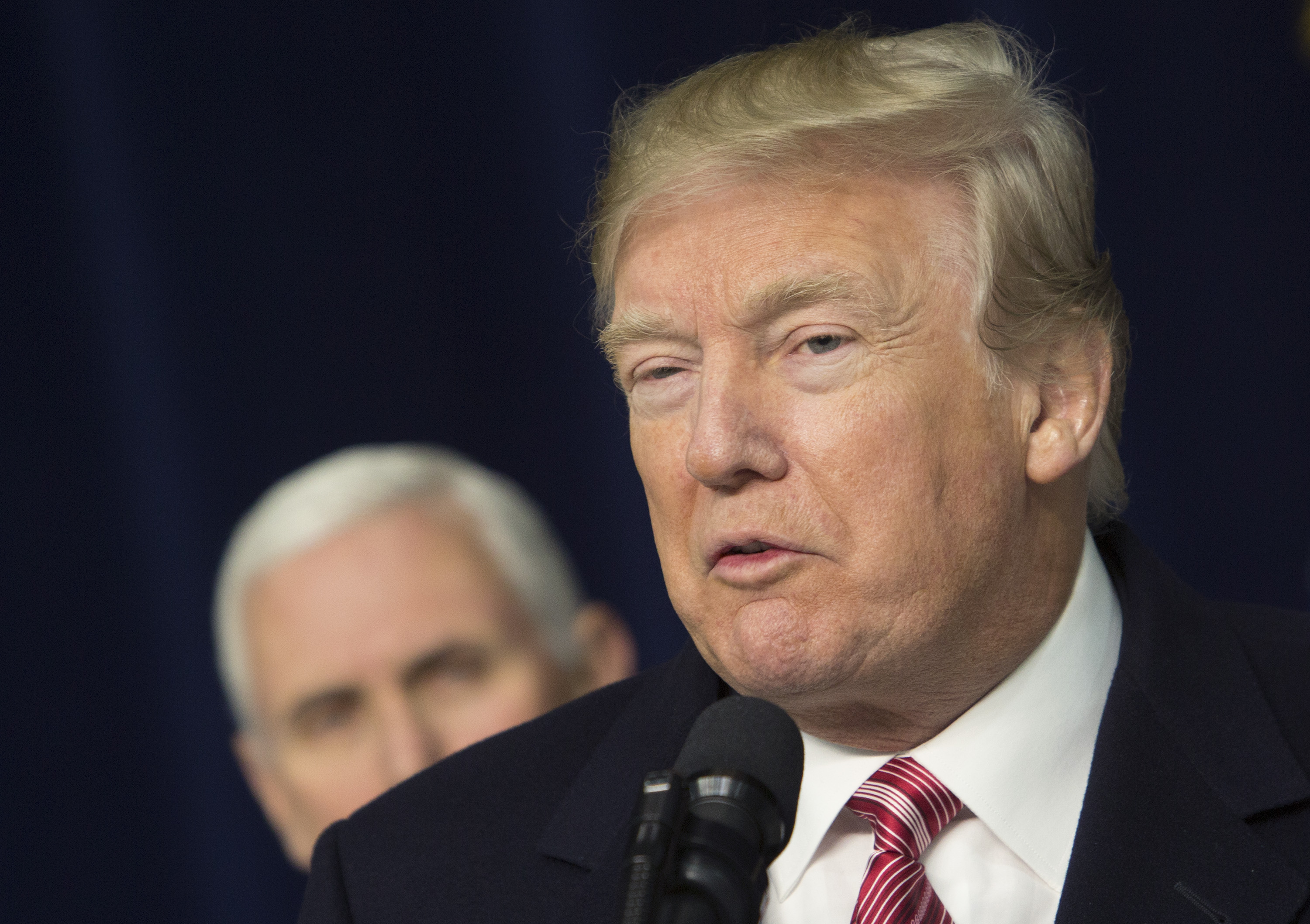 President Trump Holds Press Conference From Camp David