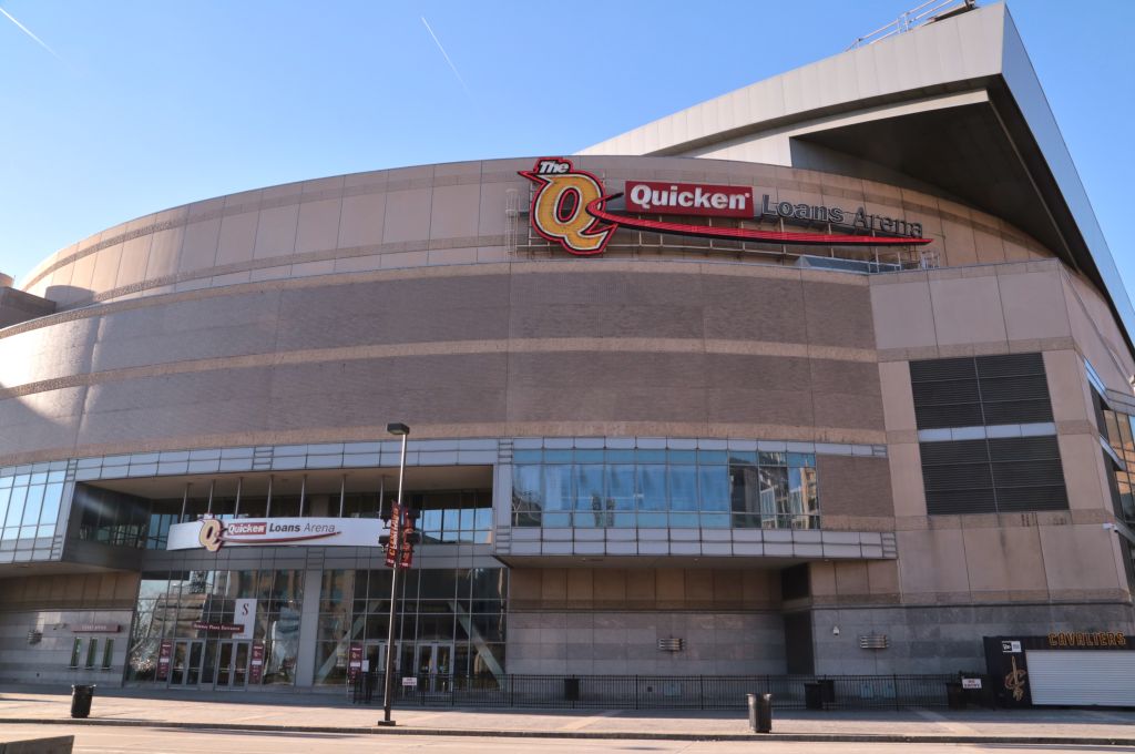 NBA's Quicken Loans Arena, Cleveland, Ohio, USA