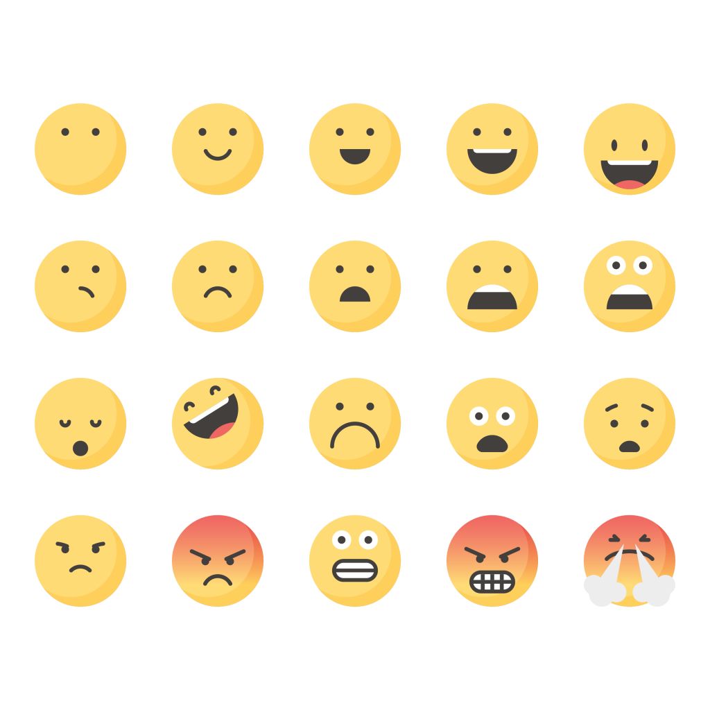 Cute emoticons set 1
