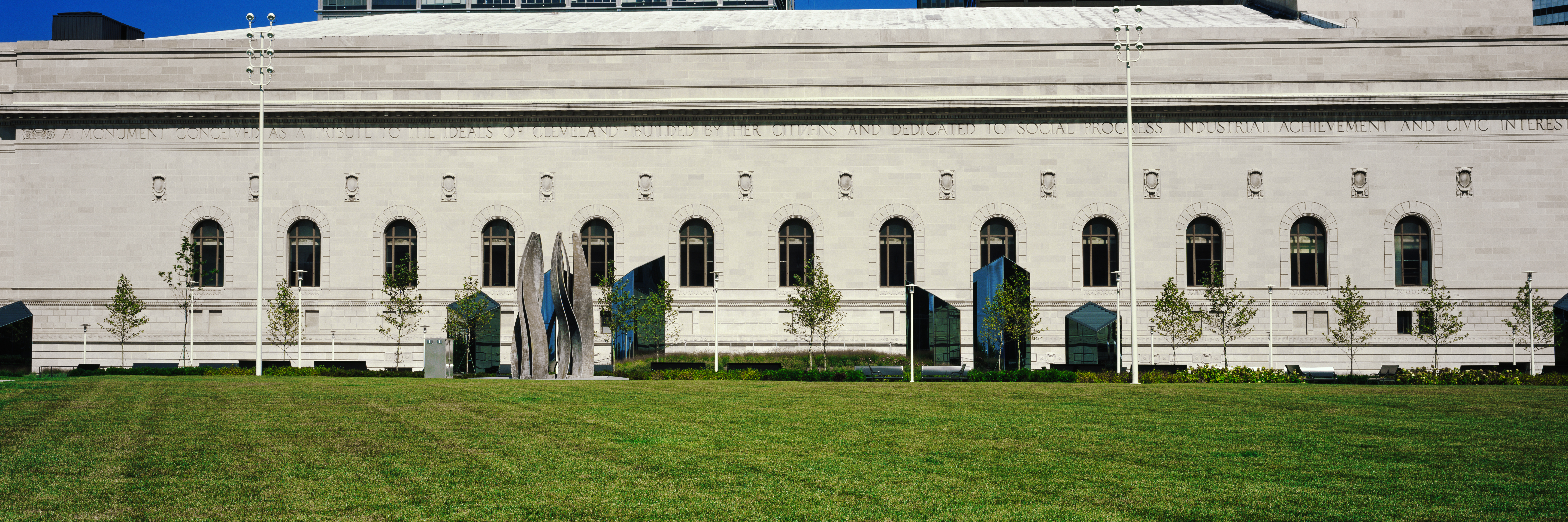 Facade of City Hall, Cleveland, Ohio, USA