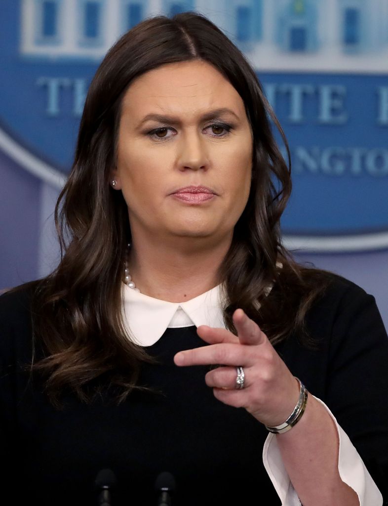 Press Secretary Sarah Sanders Holds Daily Briefing At White House