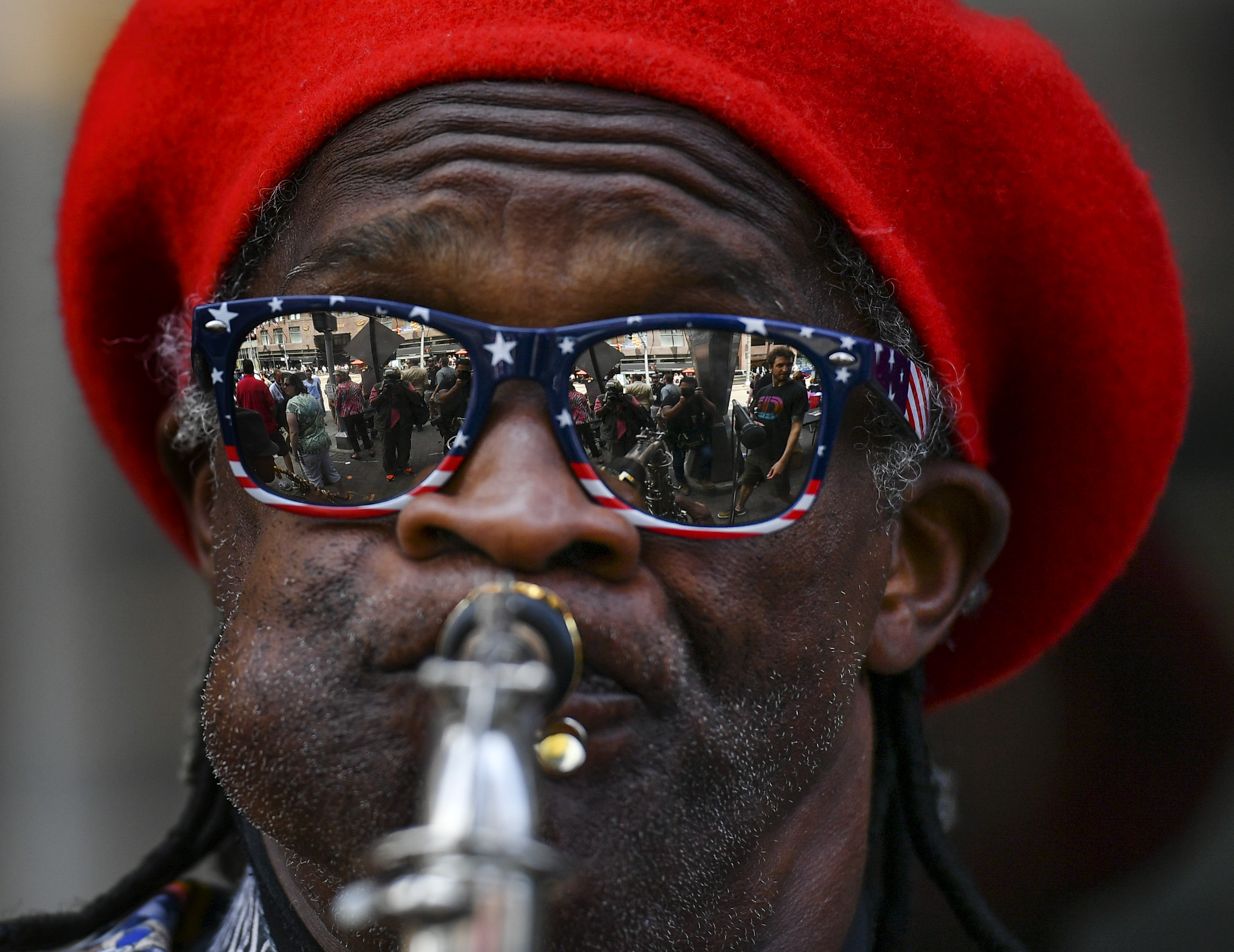 CLEVELAND, OH - JULY 20: Maurice Reedus, Jr., of Cleveland, pla