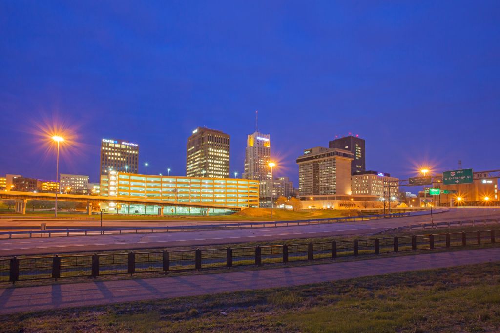 Akron, Ohio Skyline