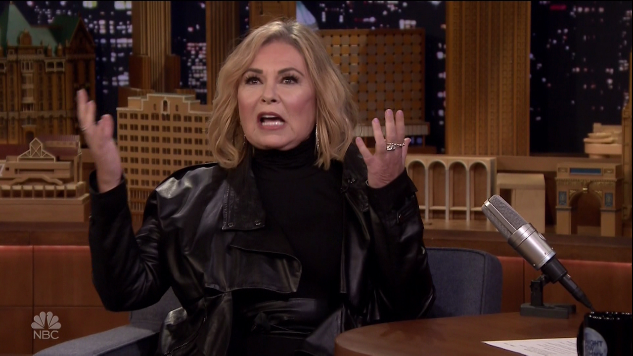 Roseanne Barr during an appearance on NBC's 'The Tonight Show Starring Jimmy Fallon.'