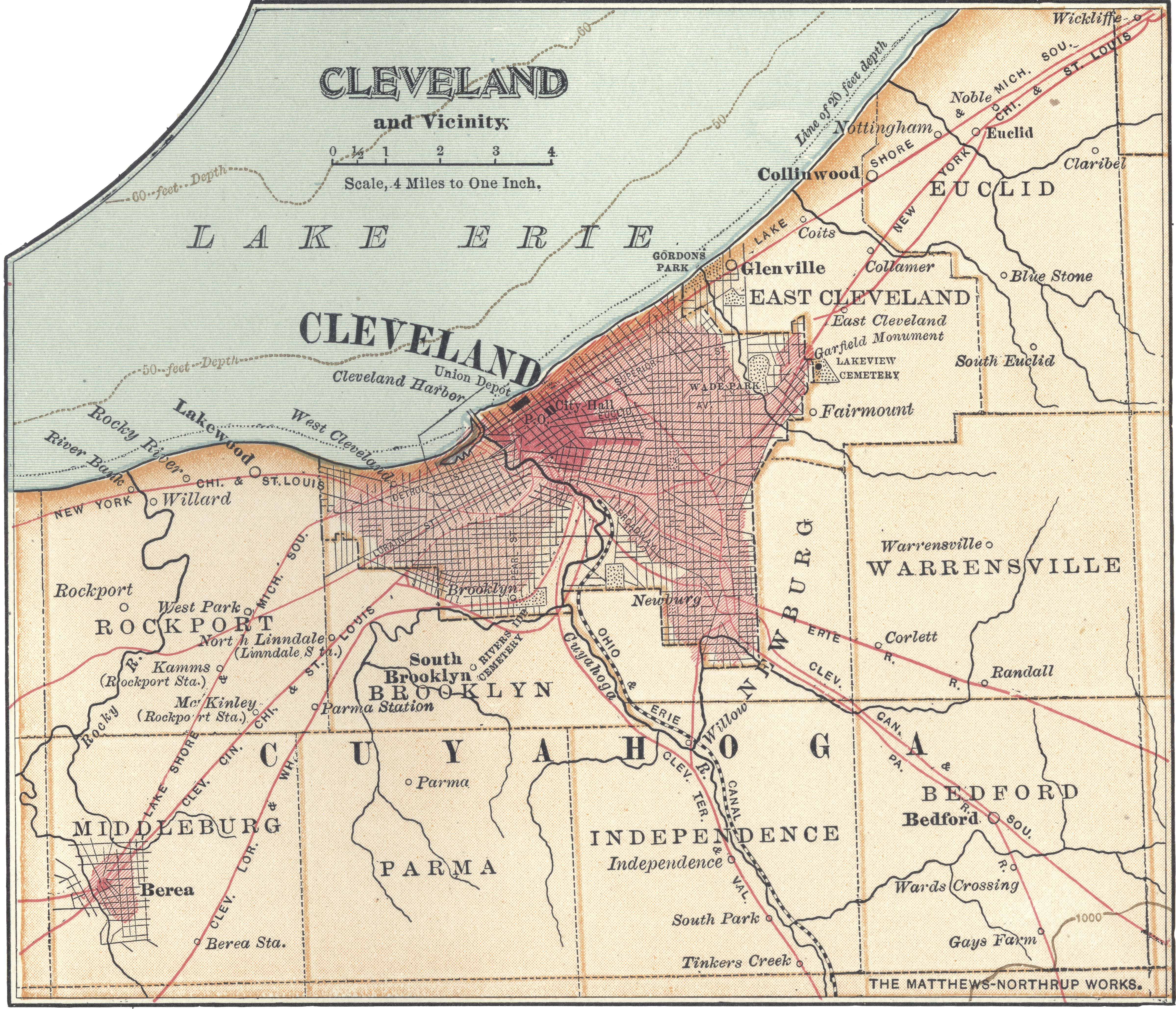 Map Of Cleveland