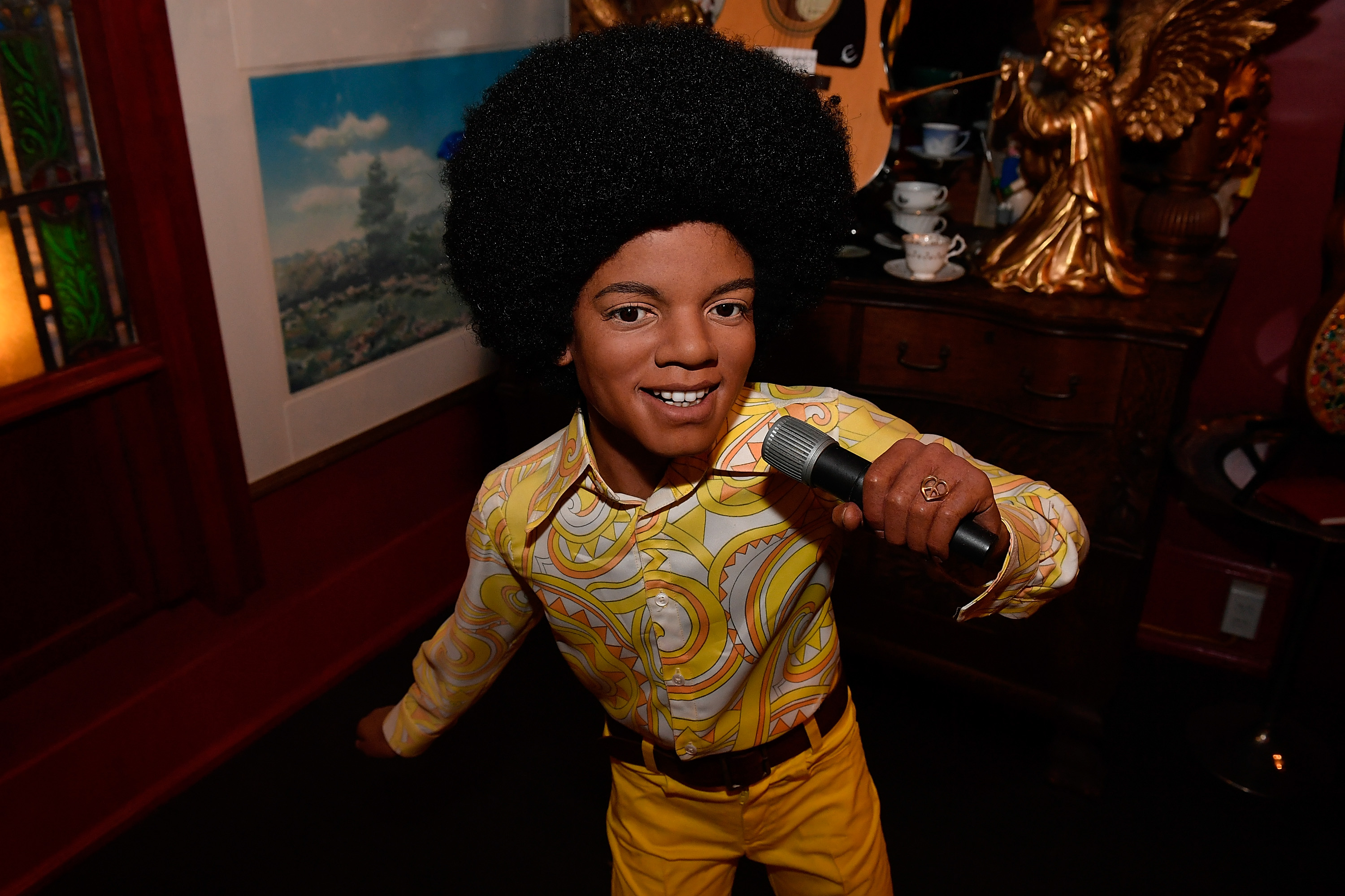 Madame Tussauds DC Celebrates Michael Jackson's Birthday With Three Figures of the Music Icon at the Mansion on O Street
