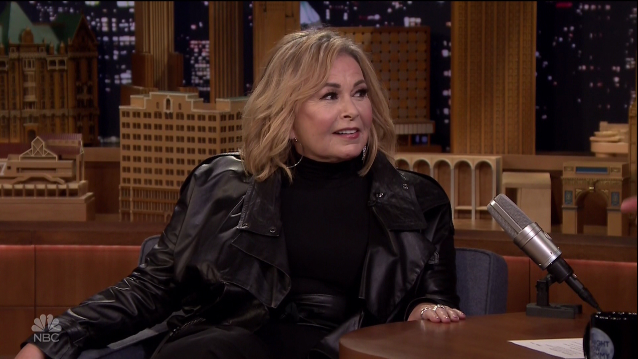 Roseanne Barr during an appearance on NBC's 'The Tonight Show Starring Jimmy Fallon.'