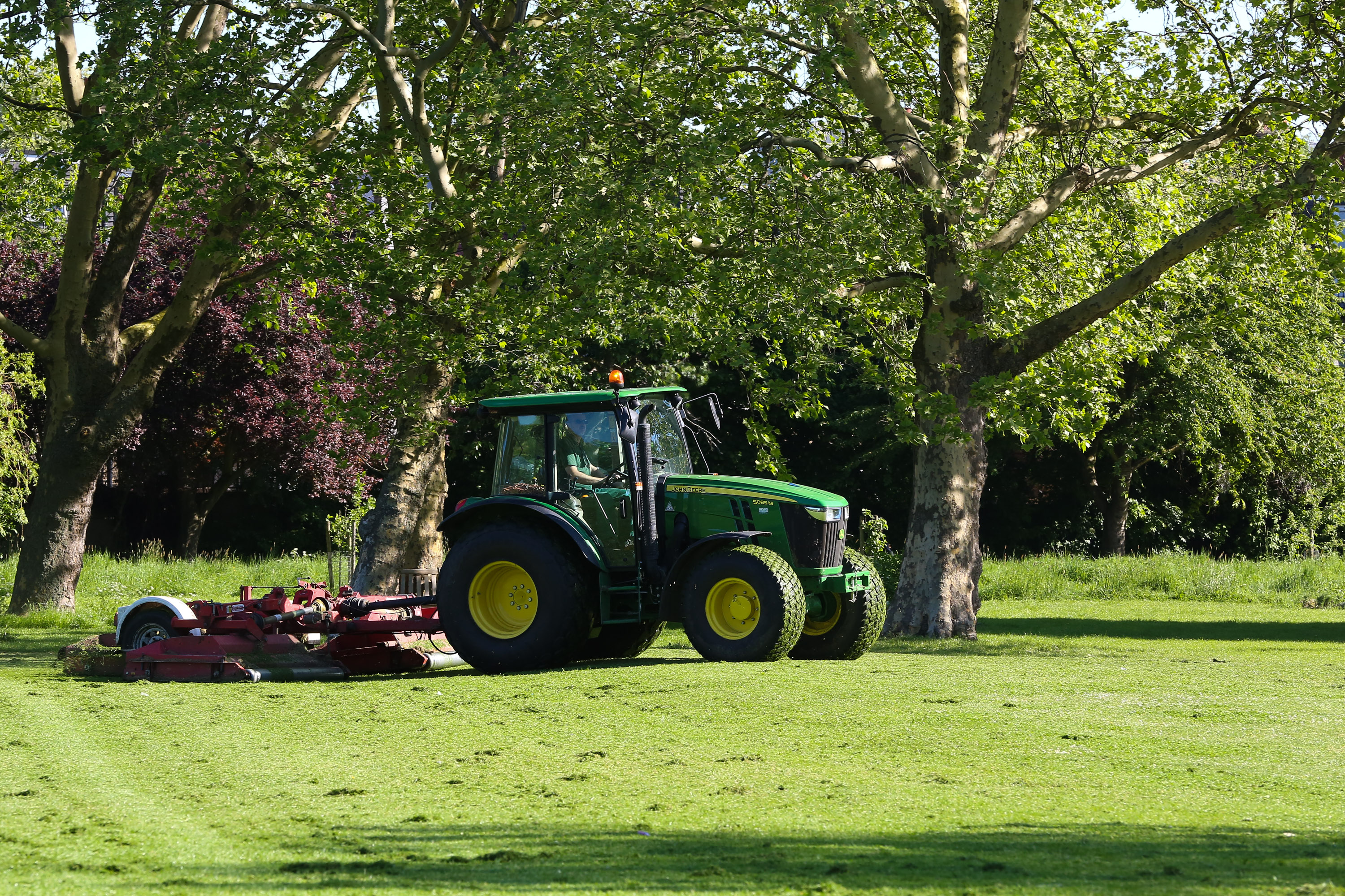 Sunny and warm morning in London