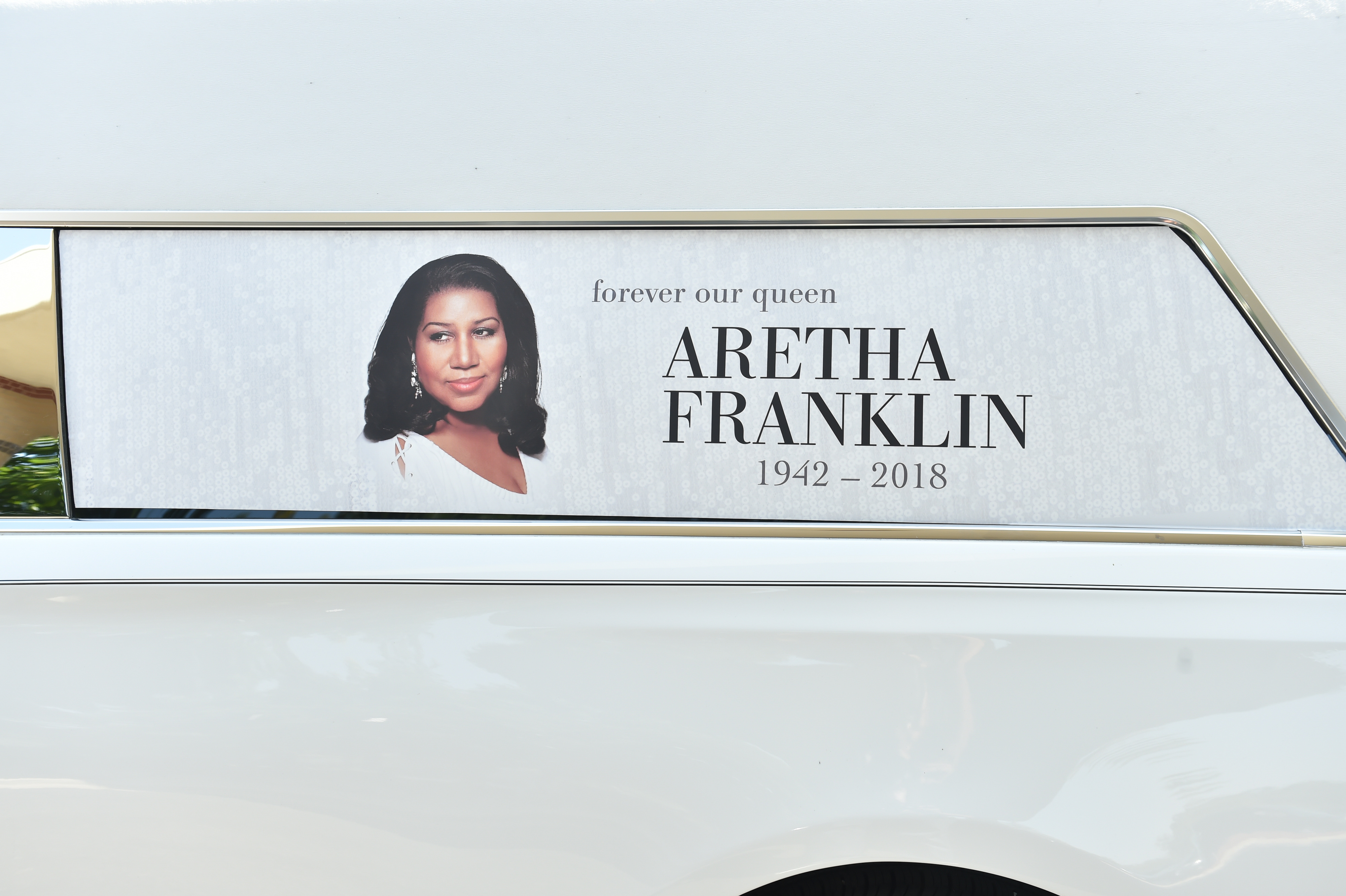 Celebrities arrive for the funeral service of Aretha Franklin