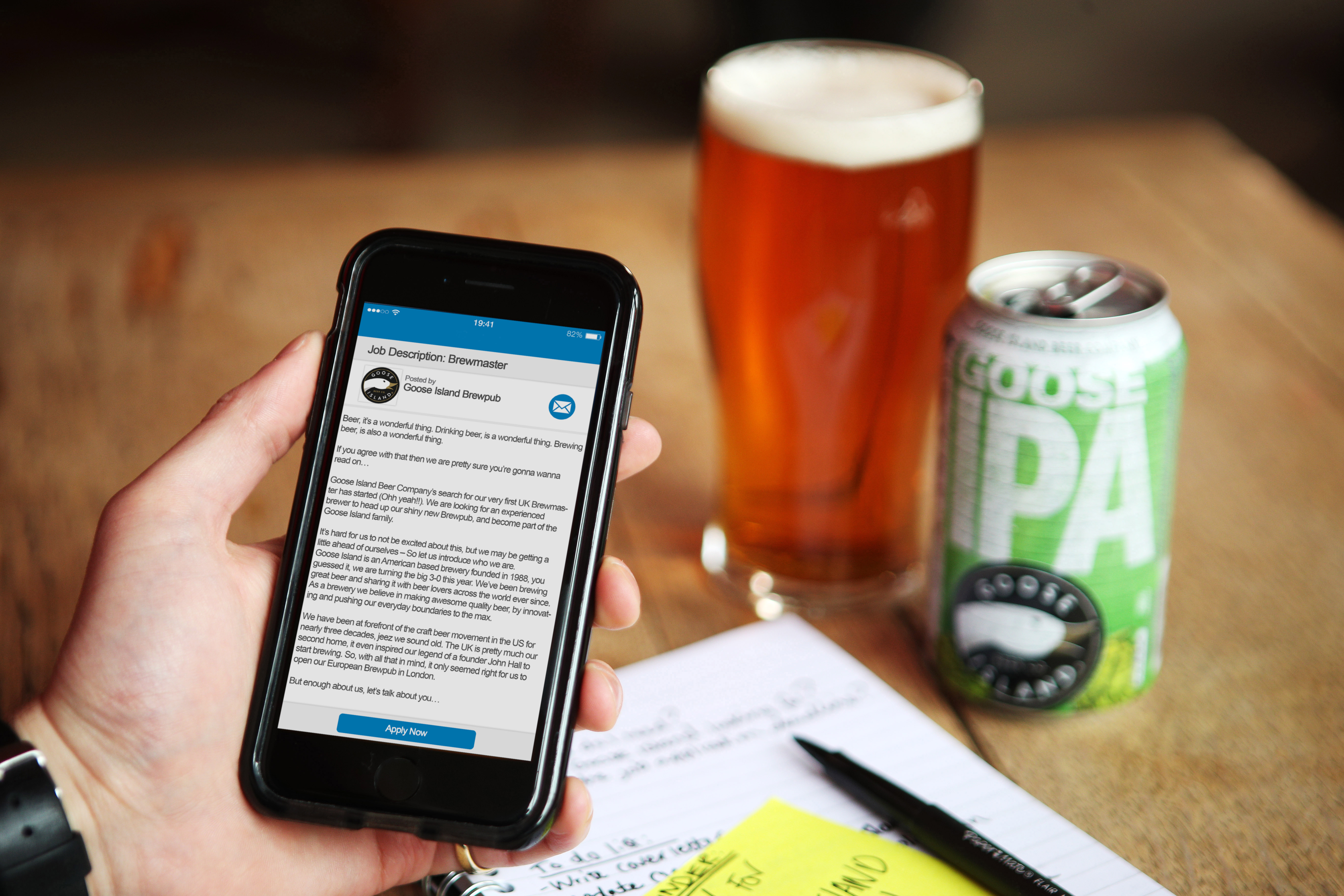 Goose Island advertises first ever UK Brewmaster role