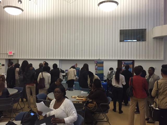 Matt Myers At The Careertown Job Fair