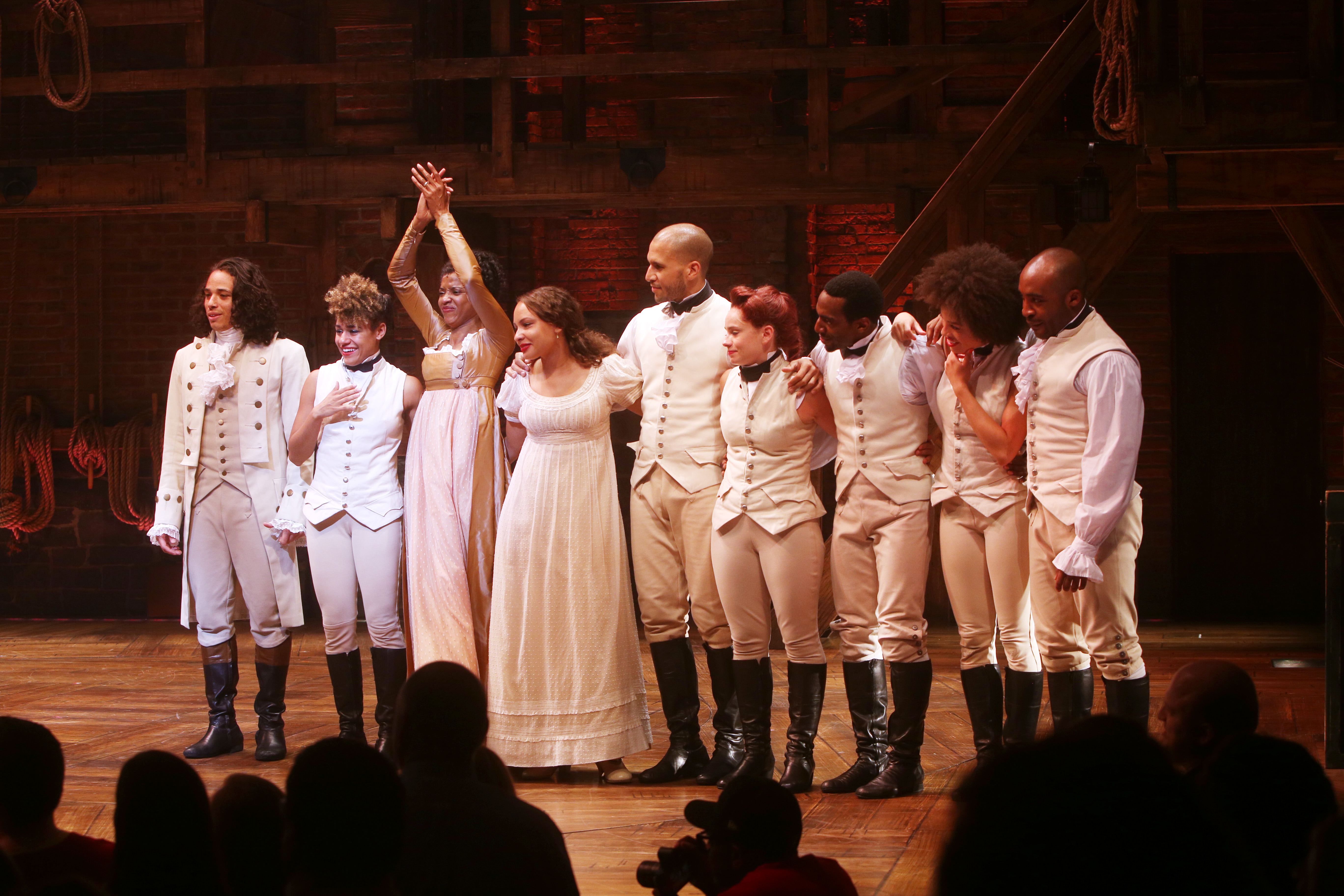final perf of Lin-Manuel Miranda in Hamilton curtain call