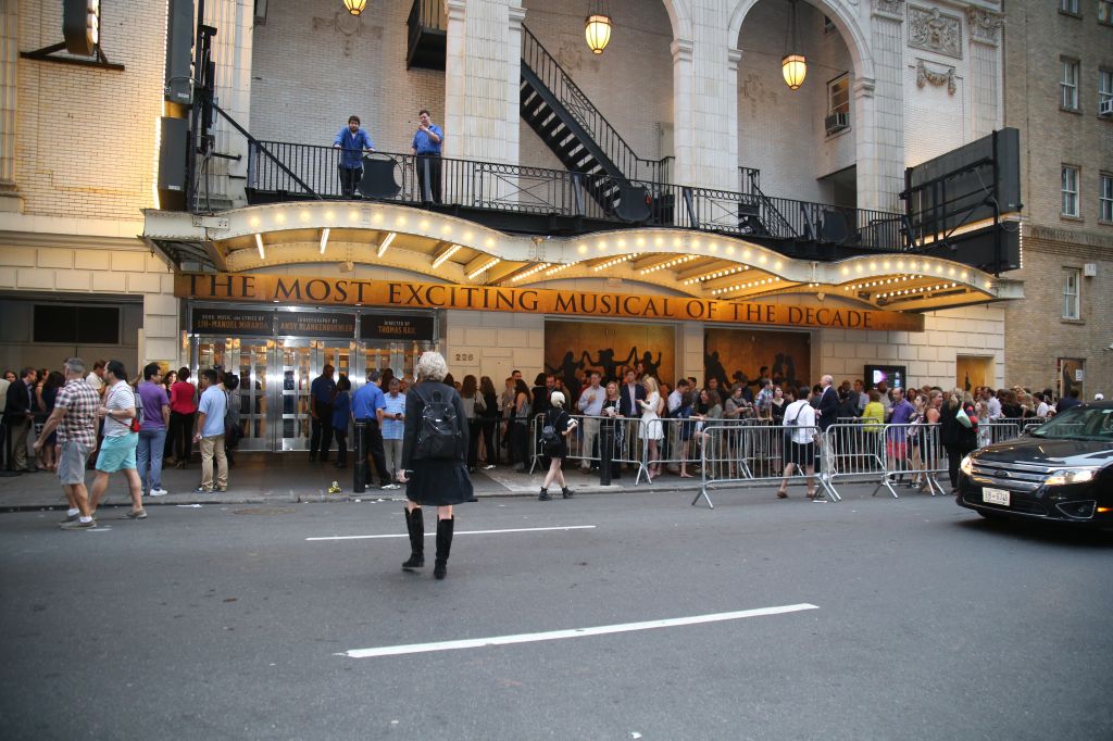 final perf of Lin-Manuel Miranda in Hamilton arrivals