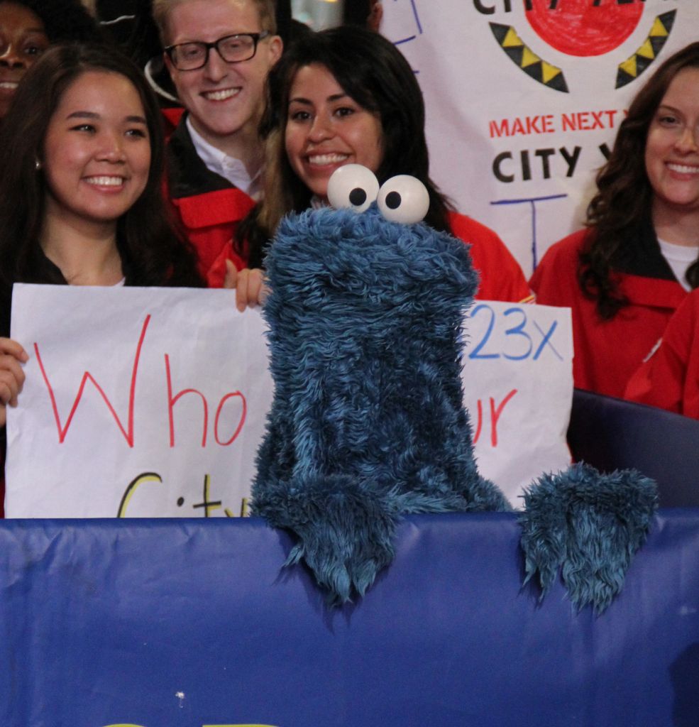 Rob Marciano is joined by Sesame Street characters Good Morning America