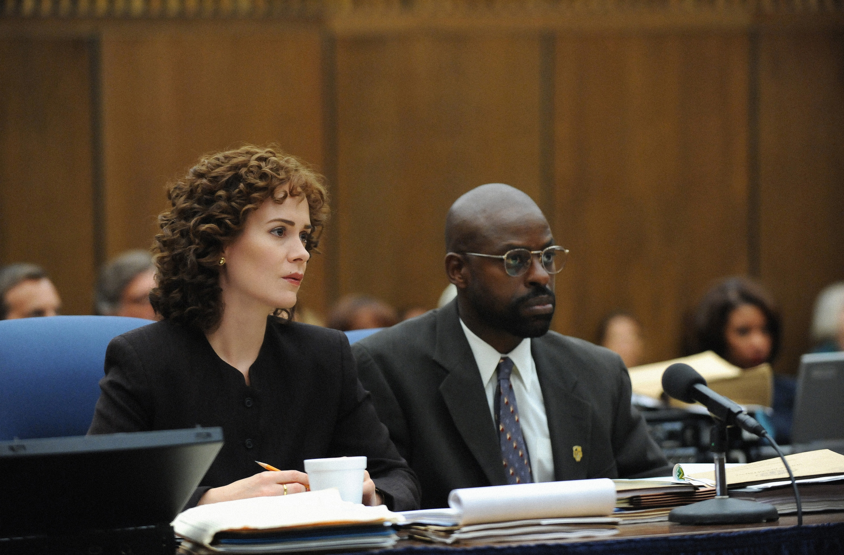 TV stills of 'The People v. O.J. Simpson: American Crime Story'