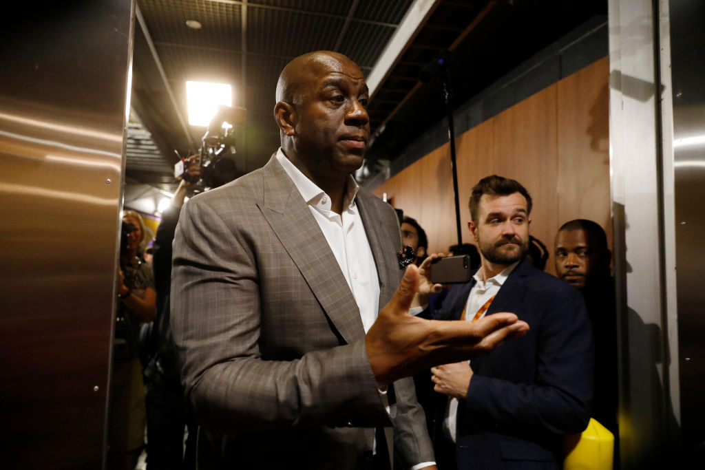 Earvin 'Magic' Johnson Steps Down As Lakers President Of Basketball Operations