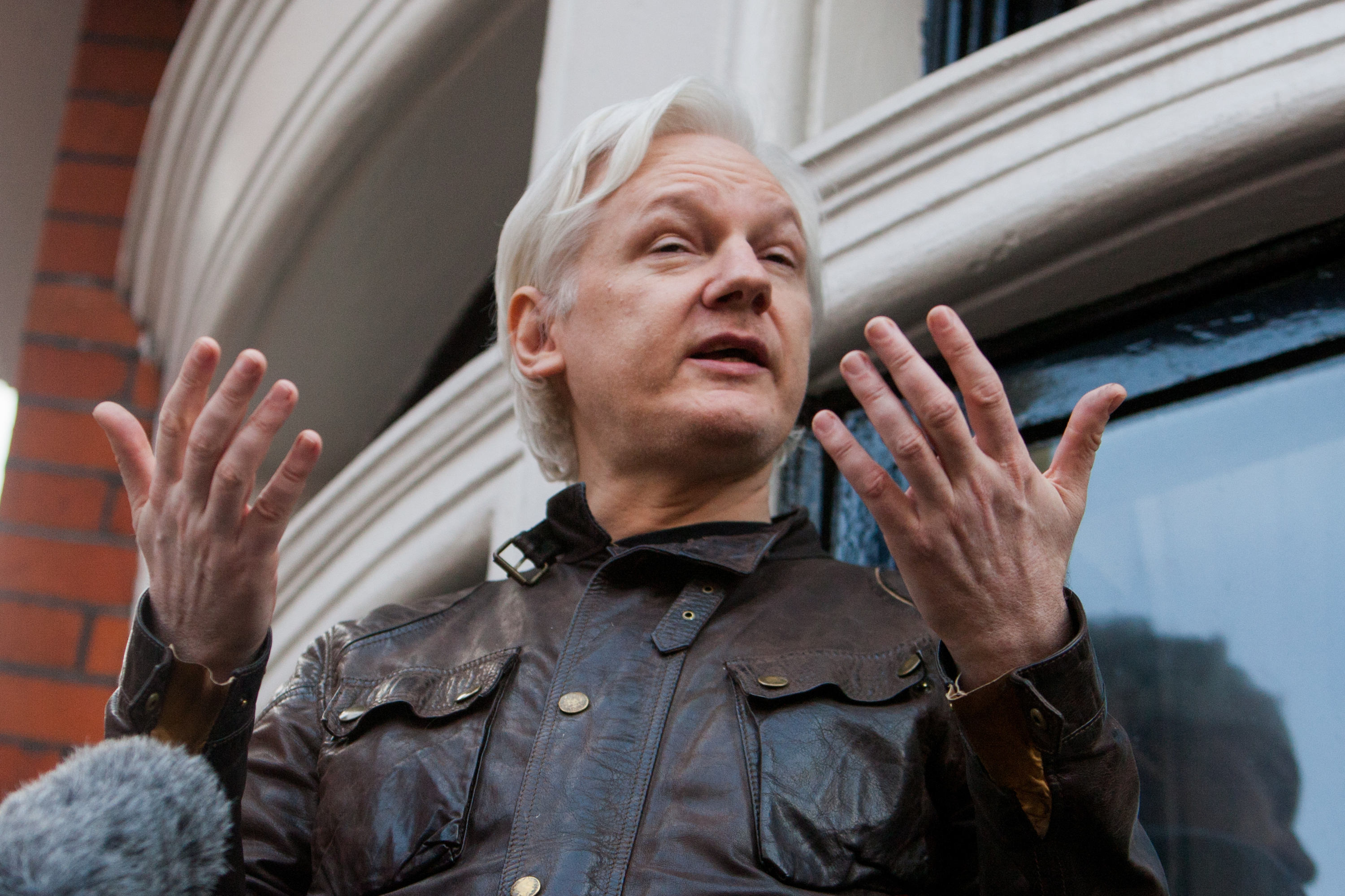 Ecuadorian Embassy where Julian Assange has claimed refuge since 2012