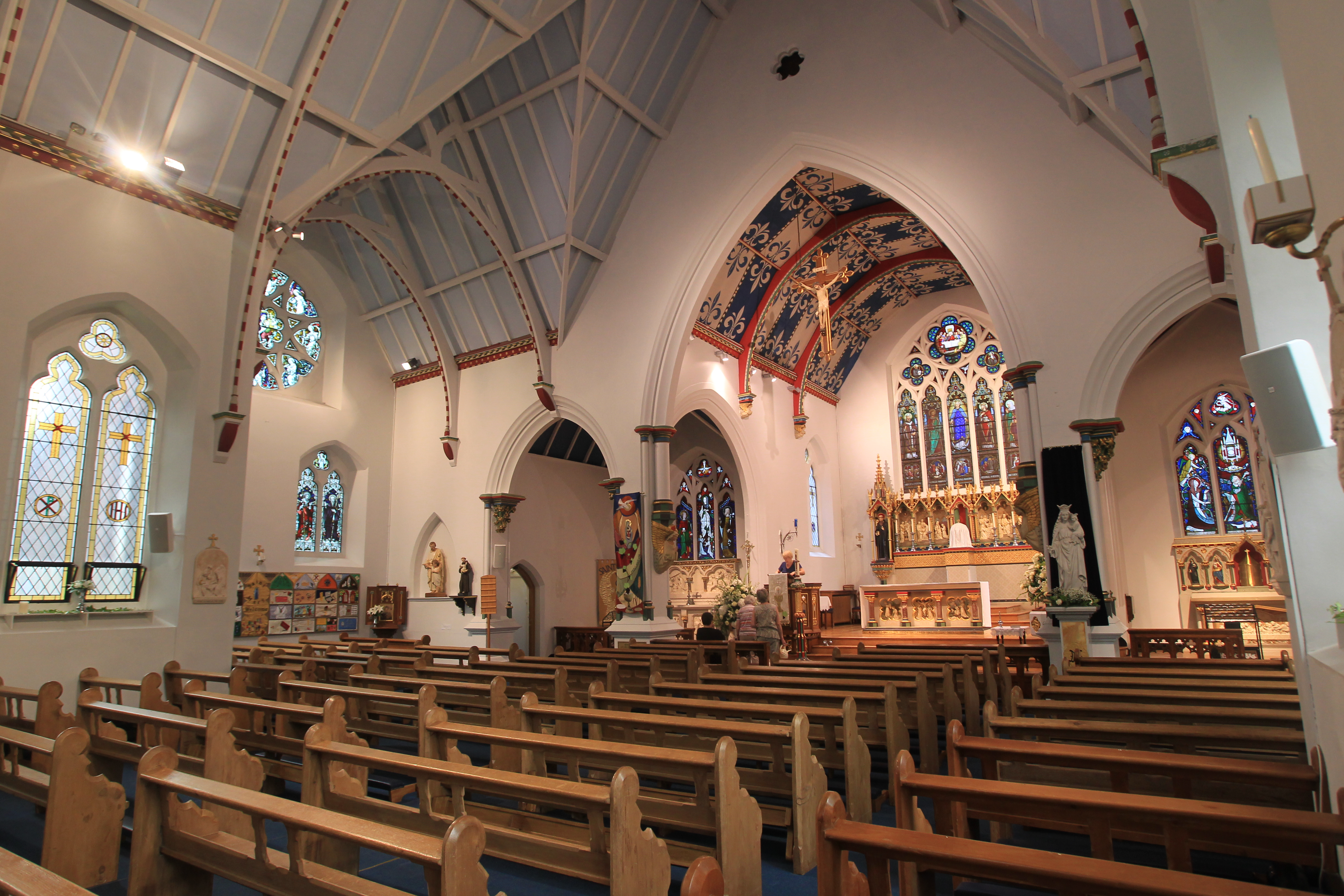 Christopher Biggins visits St Mary's Church