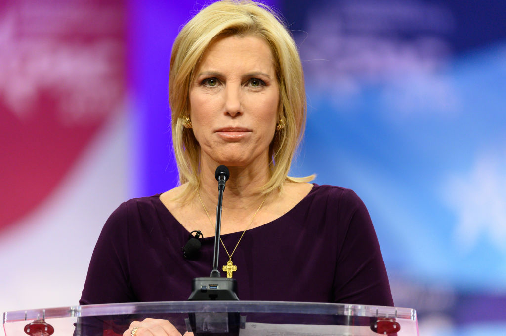 Laura Ingraham, host of The Ingraham Angle on Fox News...