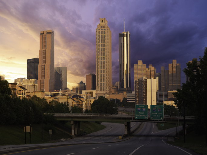 Entering Atlanta