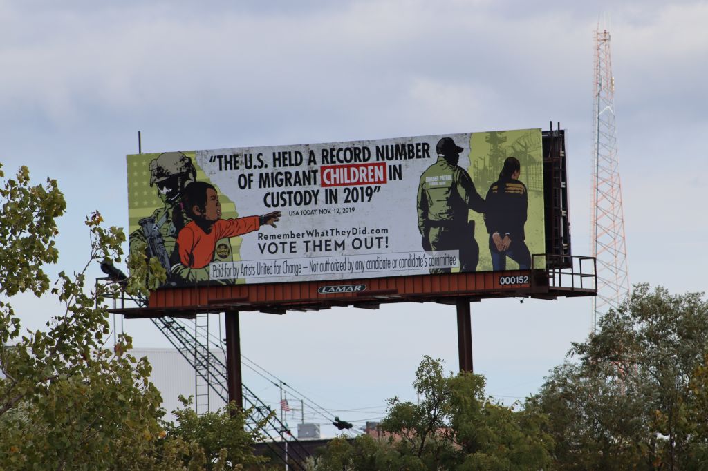 Barrage Of Anti-Trump Billboards Greet President In Cleveland On Way To Presidential Debate