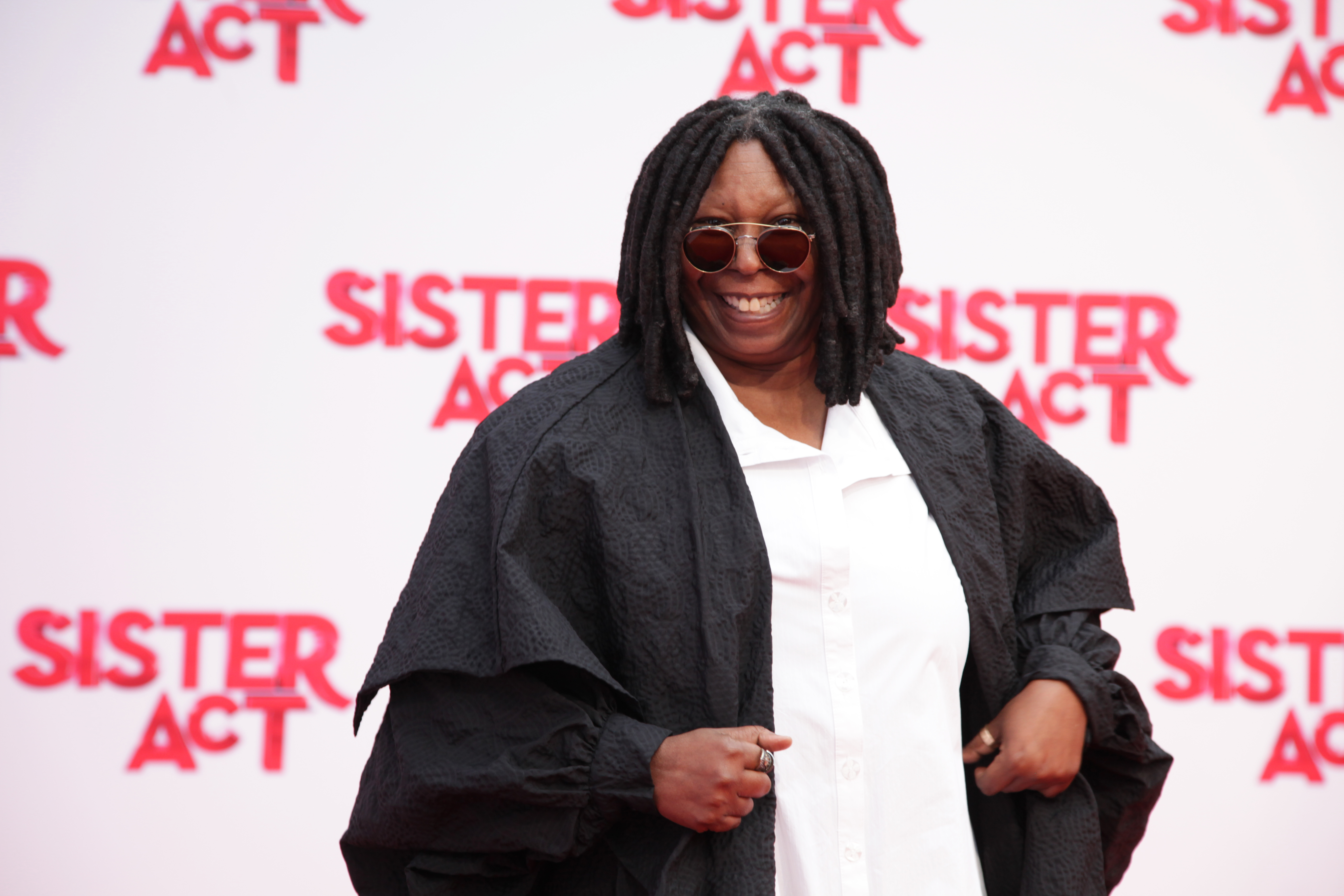 Whoopi Goldberg attends the premiere of the musical 'Sister Act' at the AFAS Circus Theater