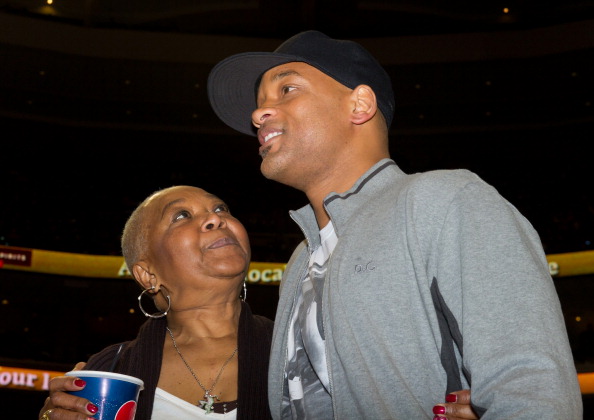 Celebrities Attend The Miami Heat Vs. The Philadelphia 76ers Game At The Wachovia Center