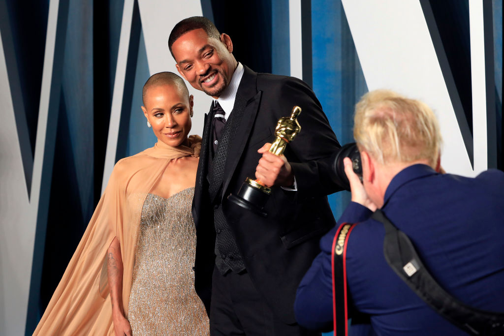 Arrivals at the 2022 Vanity Fair Oscar Party