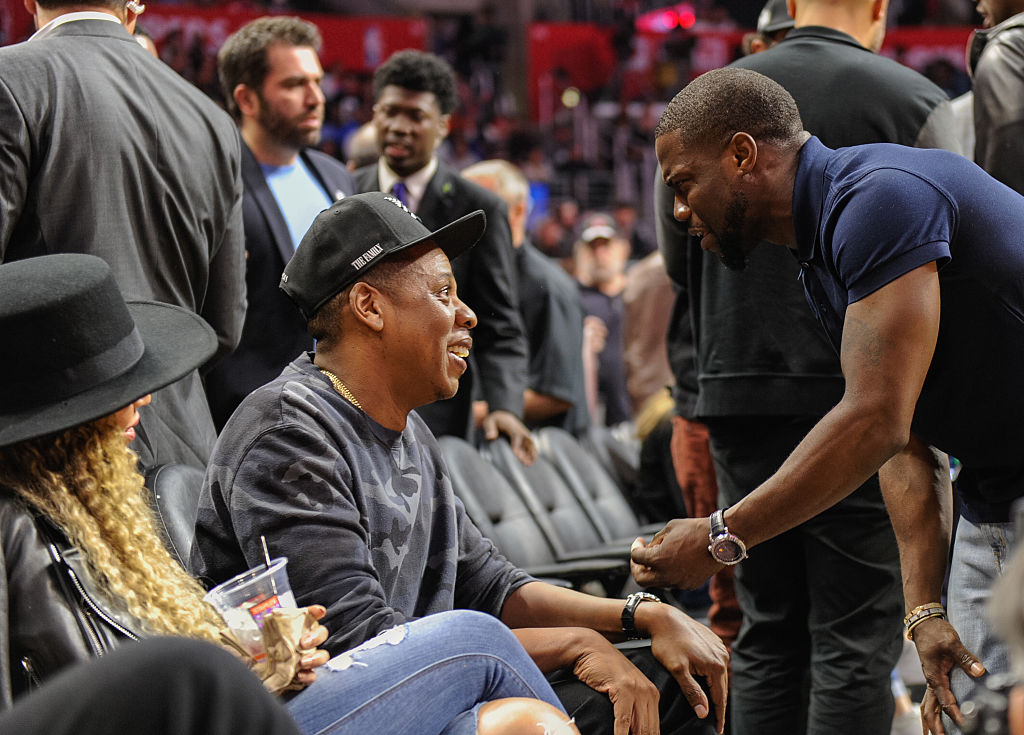 Celebrities At The Los Angeles Clippers Game